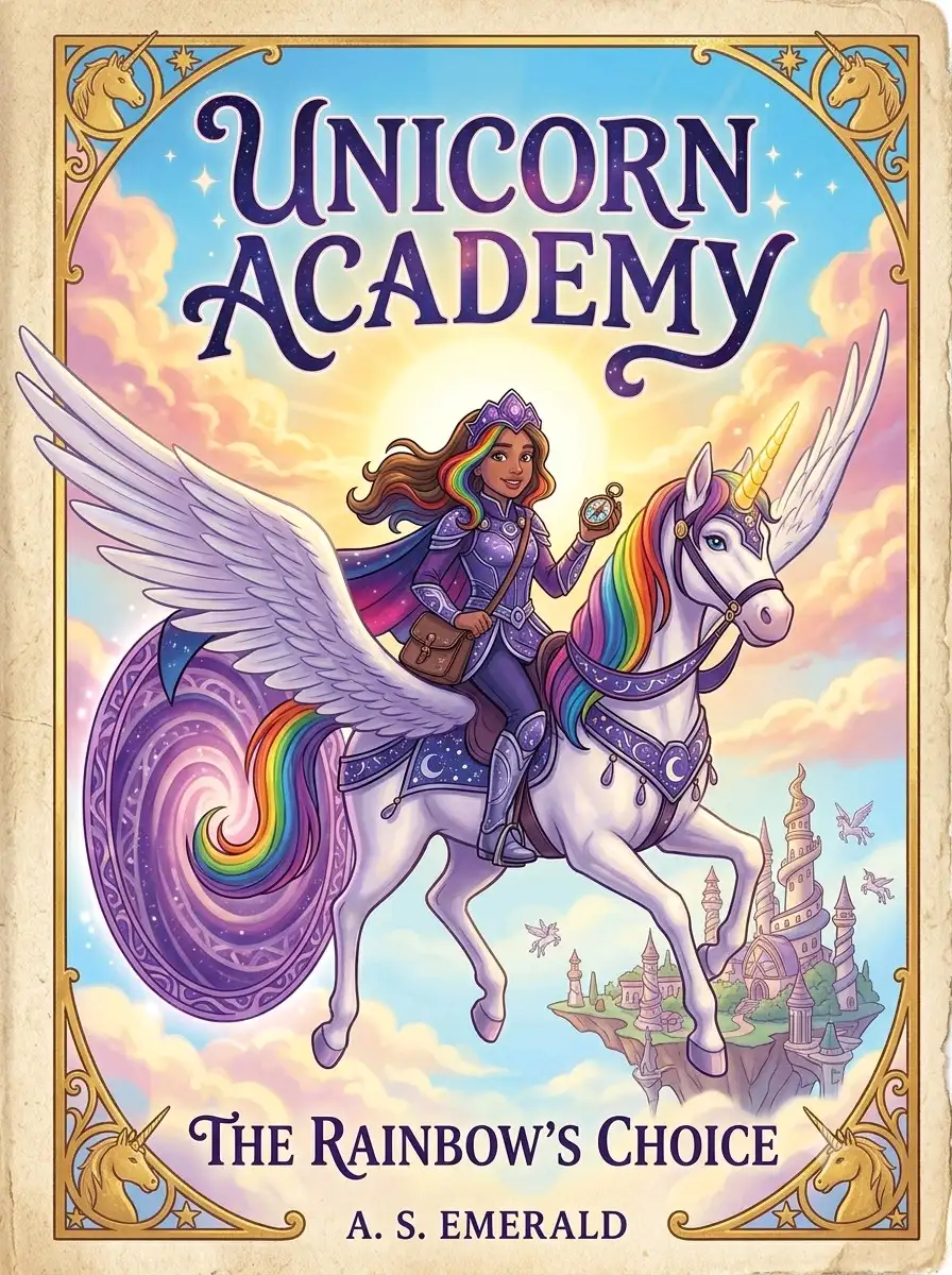 Unicorn acedemy kitap kapağı