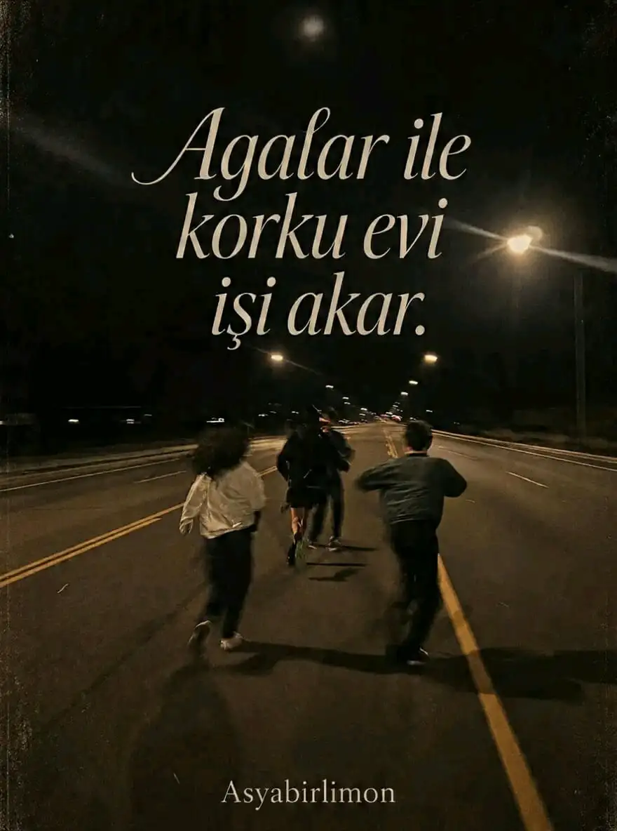 Agalar ile korku evi işi akar😝 — Limon .