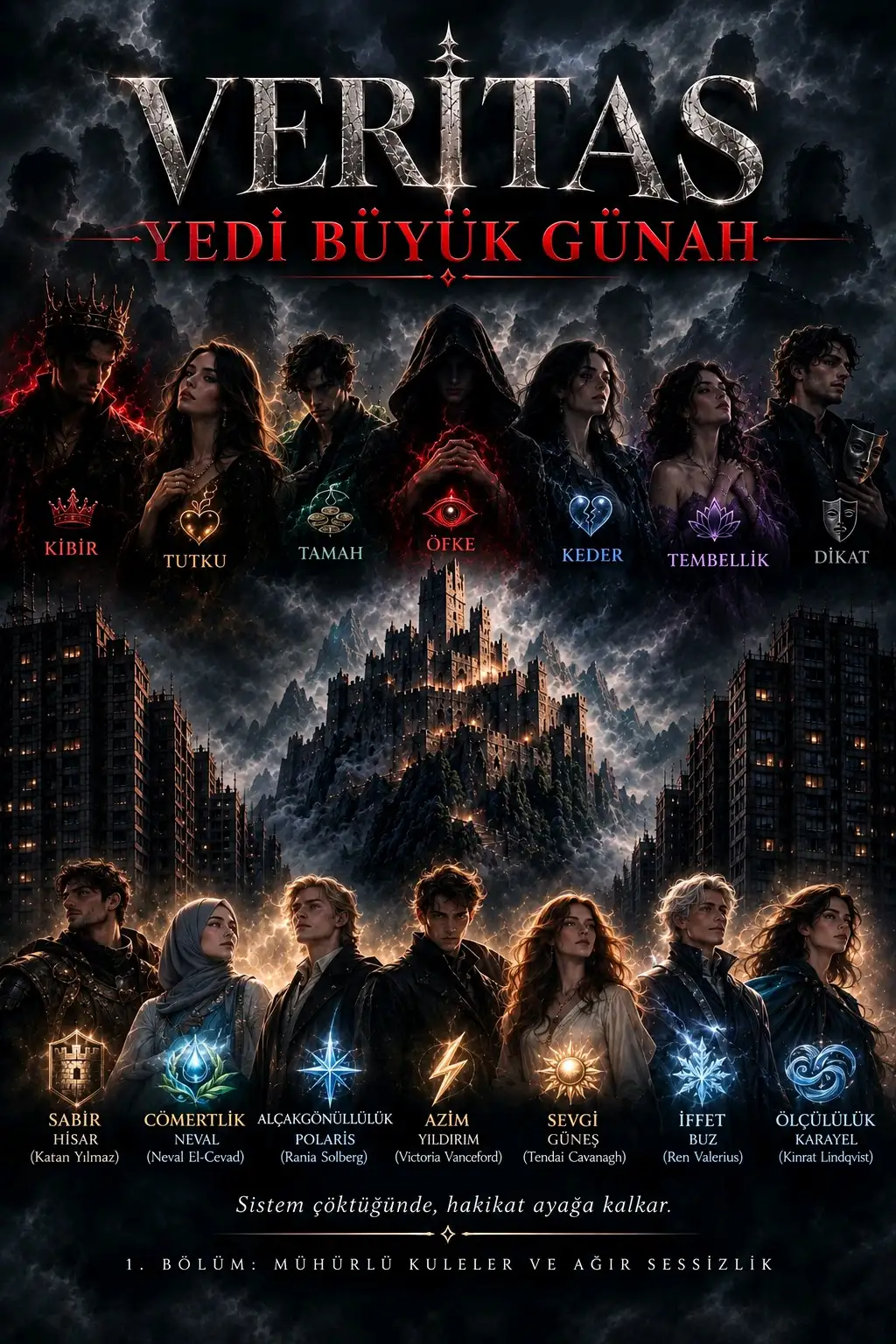 VERİTAS-YEDİ BÜYÜK GÜNAH kitap kapağı