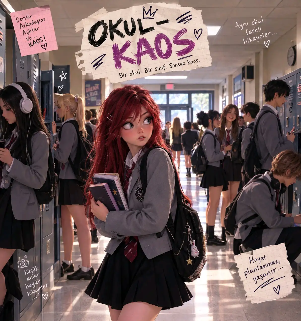 Okul-Kaos kitap kapağı