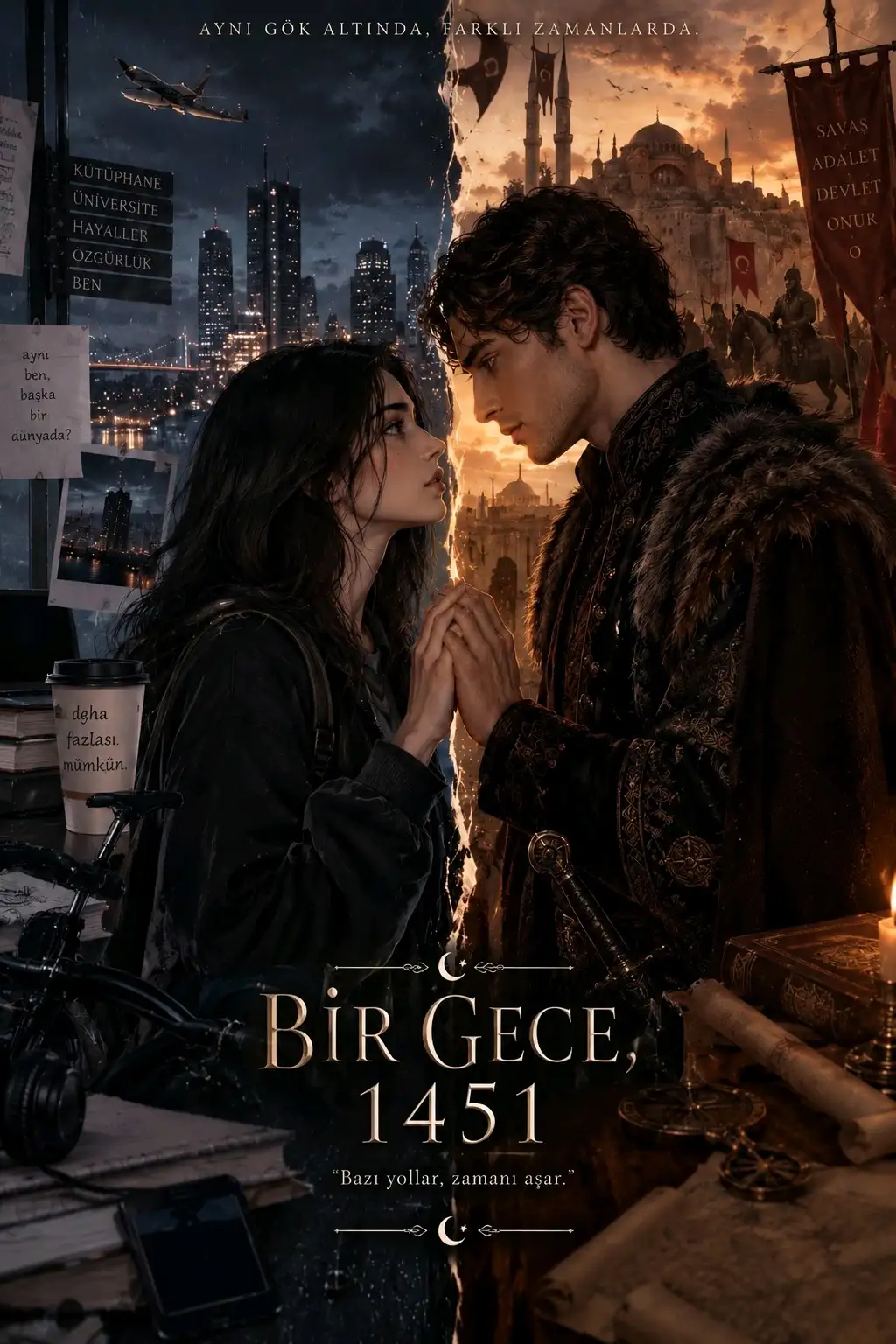 Bir Gece, 1451 kitap kapağı