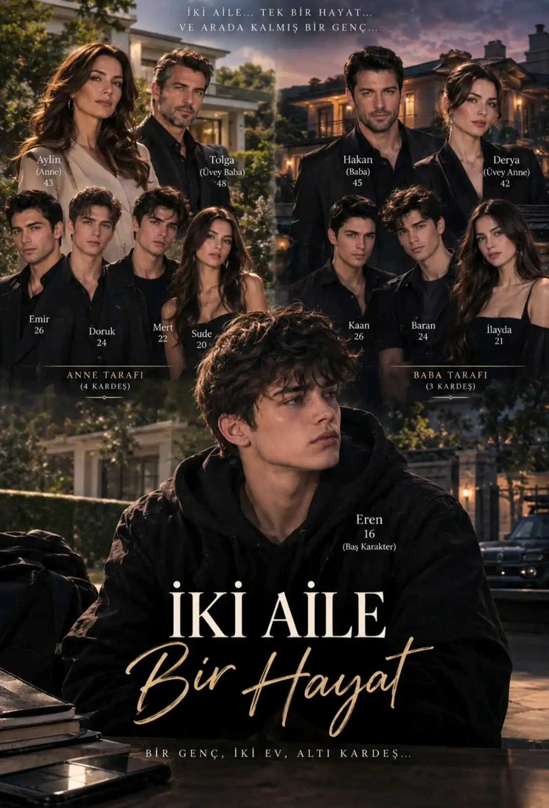 İKİ AİLE BİR HAYAT kitap kapağı