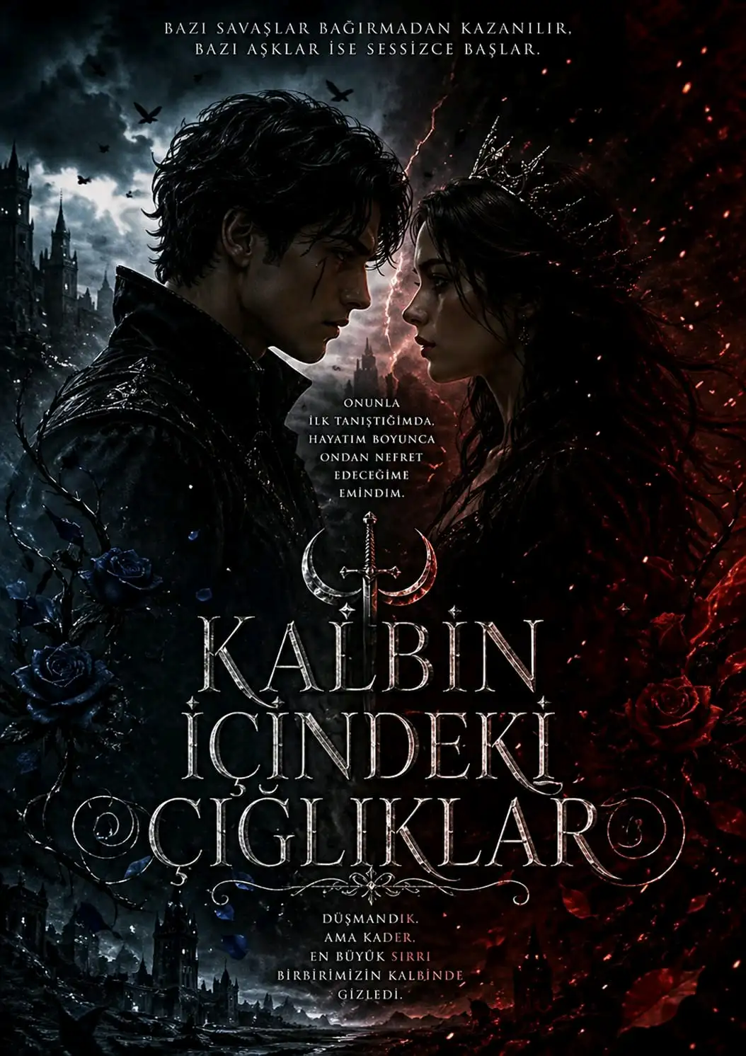 KALBİN İÇİNDEKİ ÇIĞLIKLAR:KILICIN GÖLGESİNDE kitap kapağı