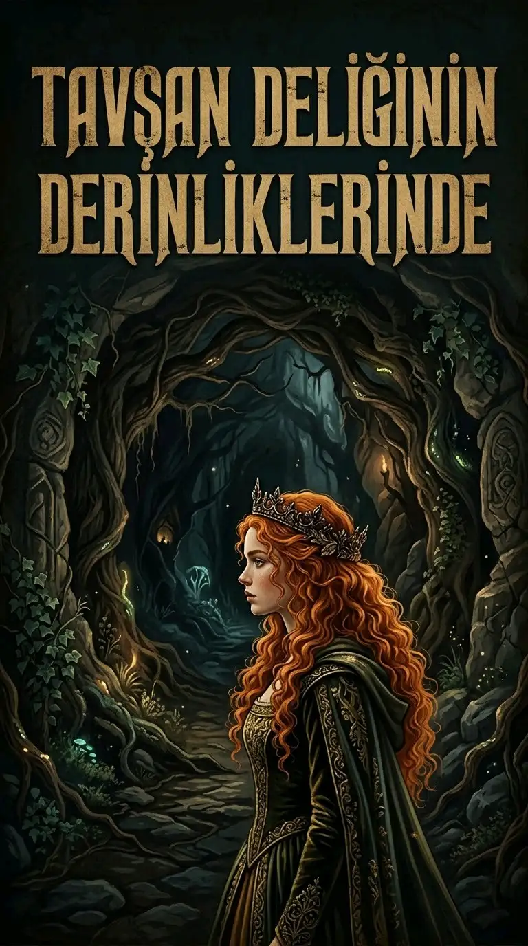 TAVŞAN DELİĞİNİN DERİNLİKLERİNDE kitap kapağı