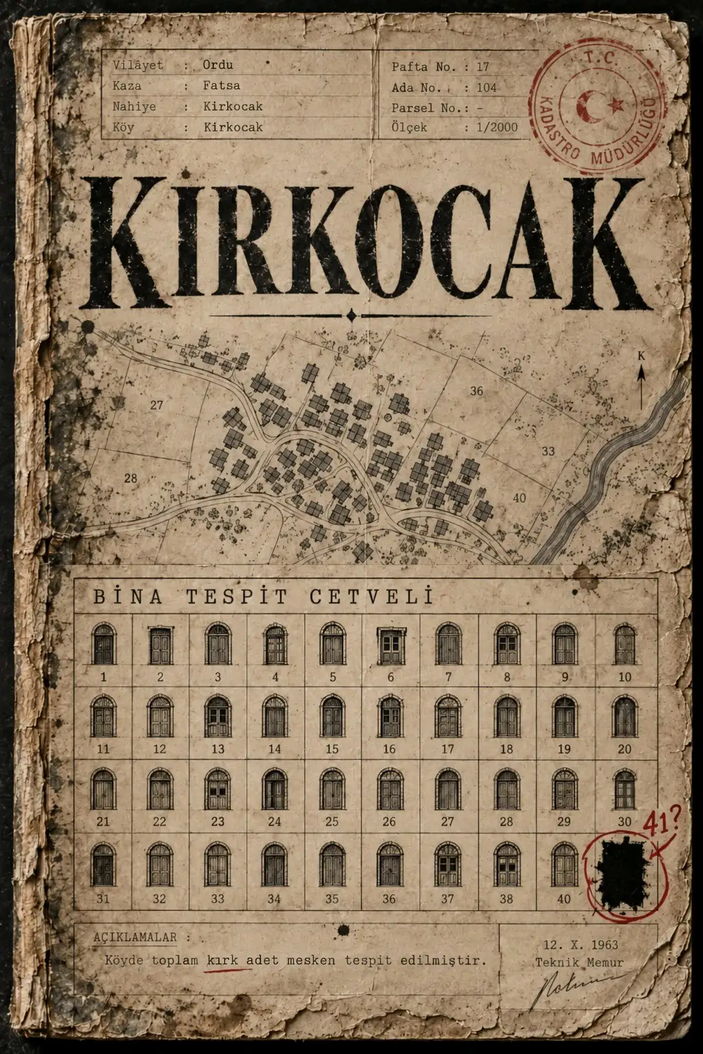 KIRKOCAK kitap kapağı