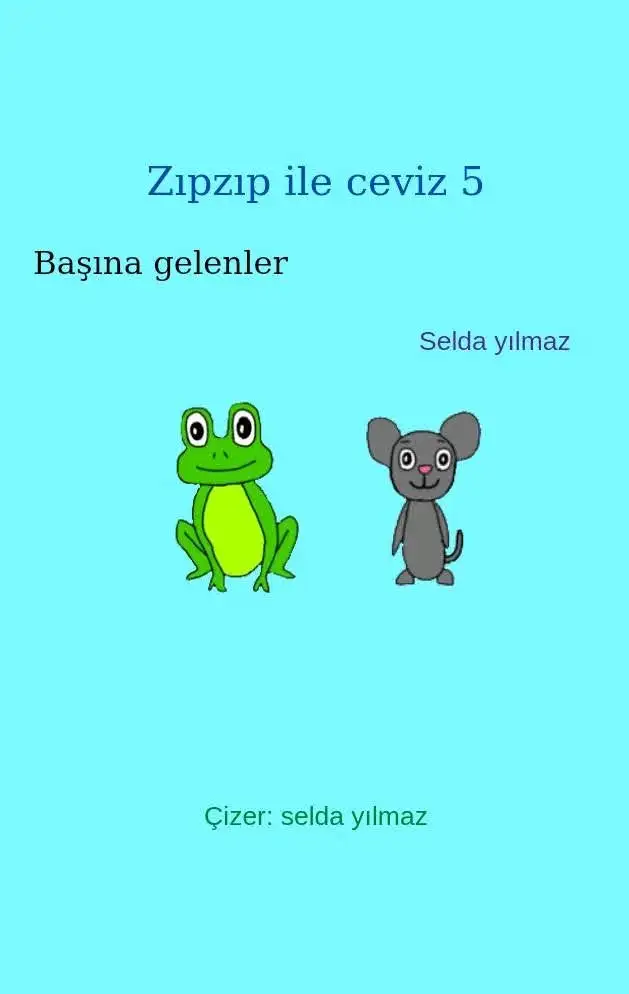 Zıpzıp ile ceviz 5: başına gelenler kitap kapağı