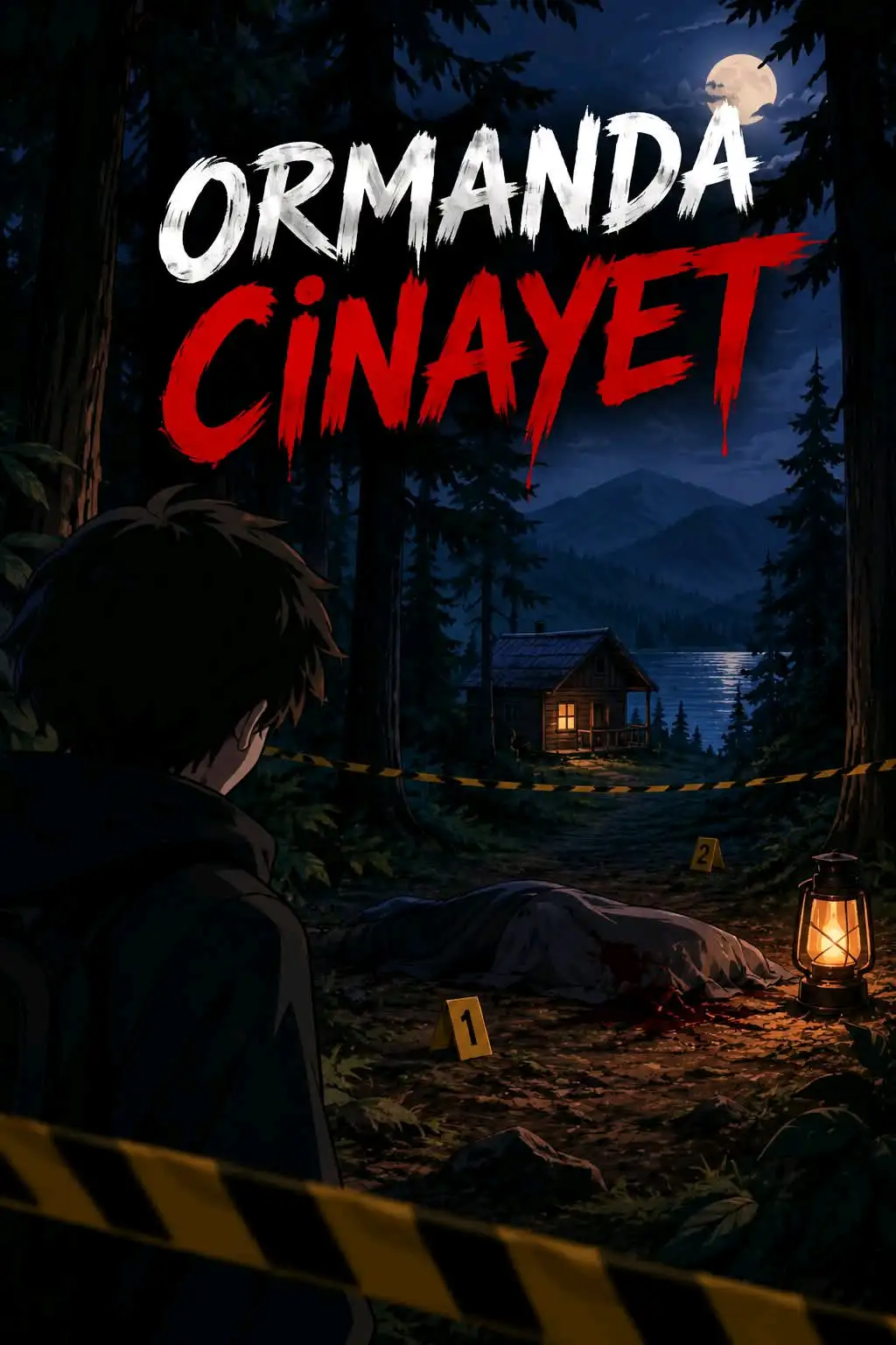 Ormanda cinayet kitap kapağı