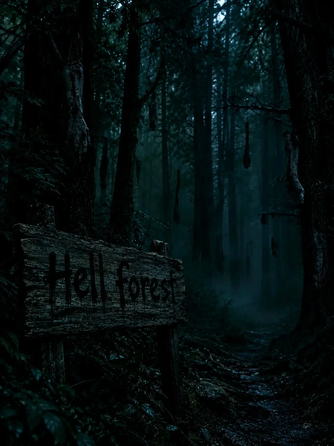 'HELL FOREST' kitap kapağı
