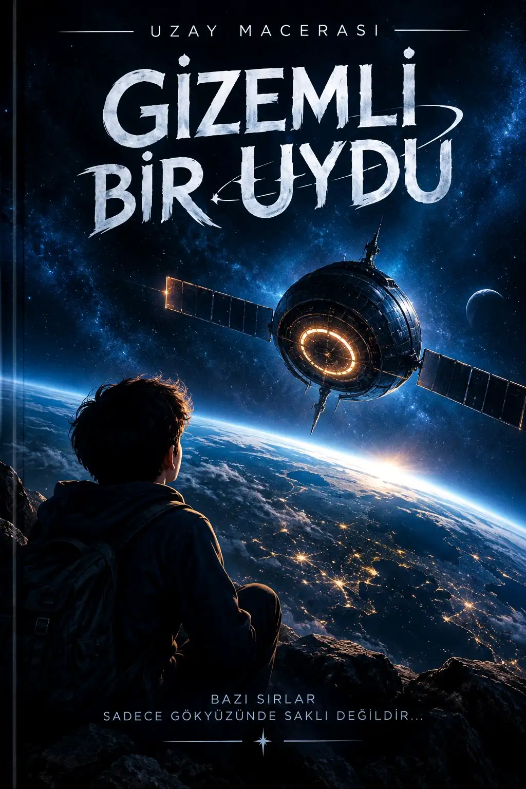 Gizemli bir uydu kitap kapağı