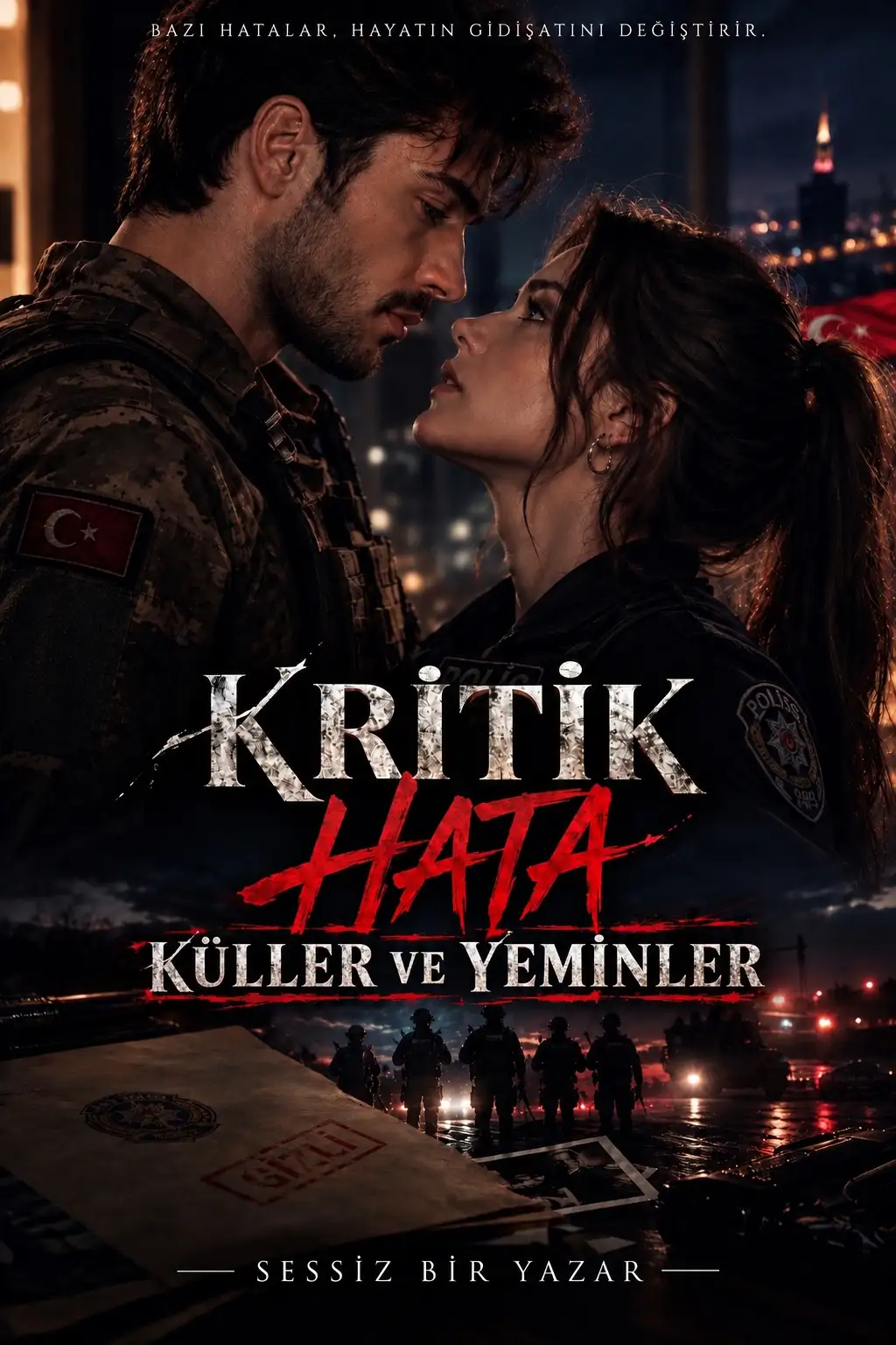 Kritik Hata: Küller ve yeminler kitap kapağı