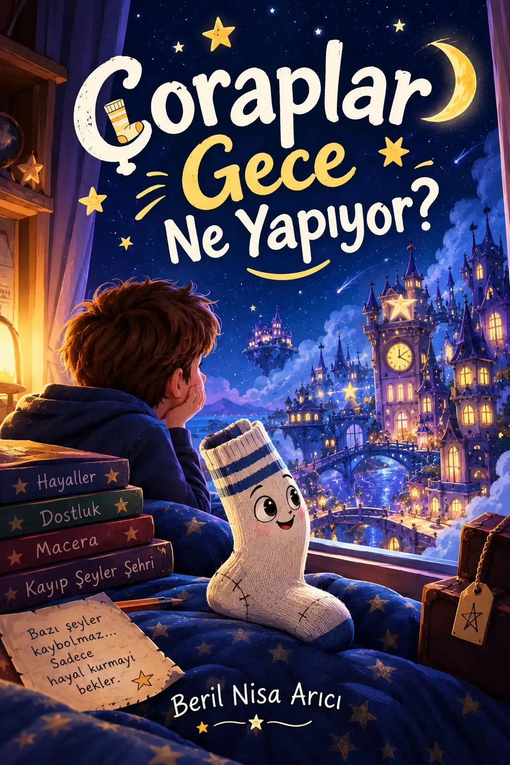 Çoraplar Gece Ne Yapıyor? kitap kapağı