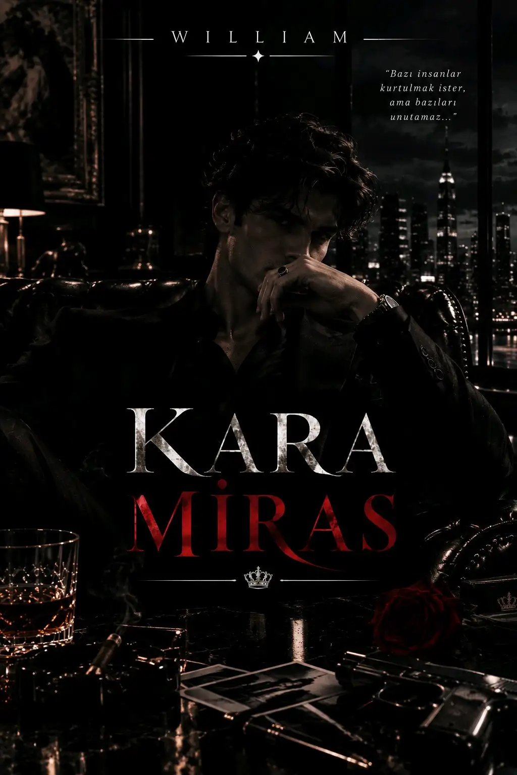 Kara miras kitap kapağı