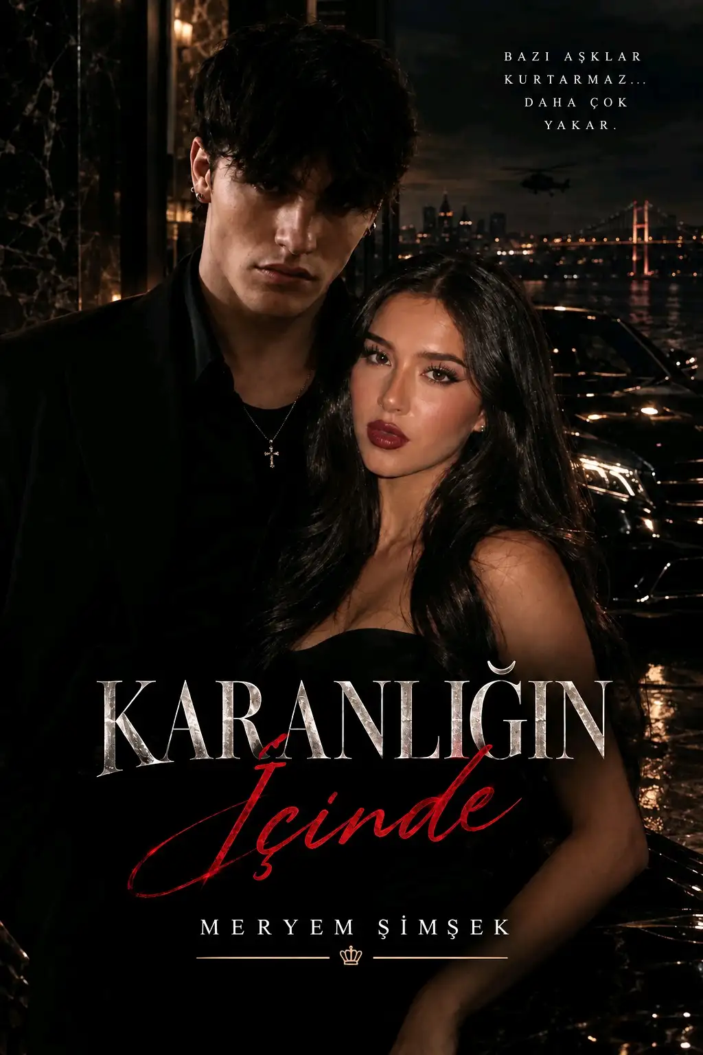 "Karanlığın içinde kitap kapağı