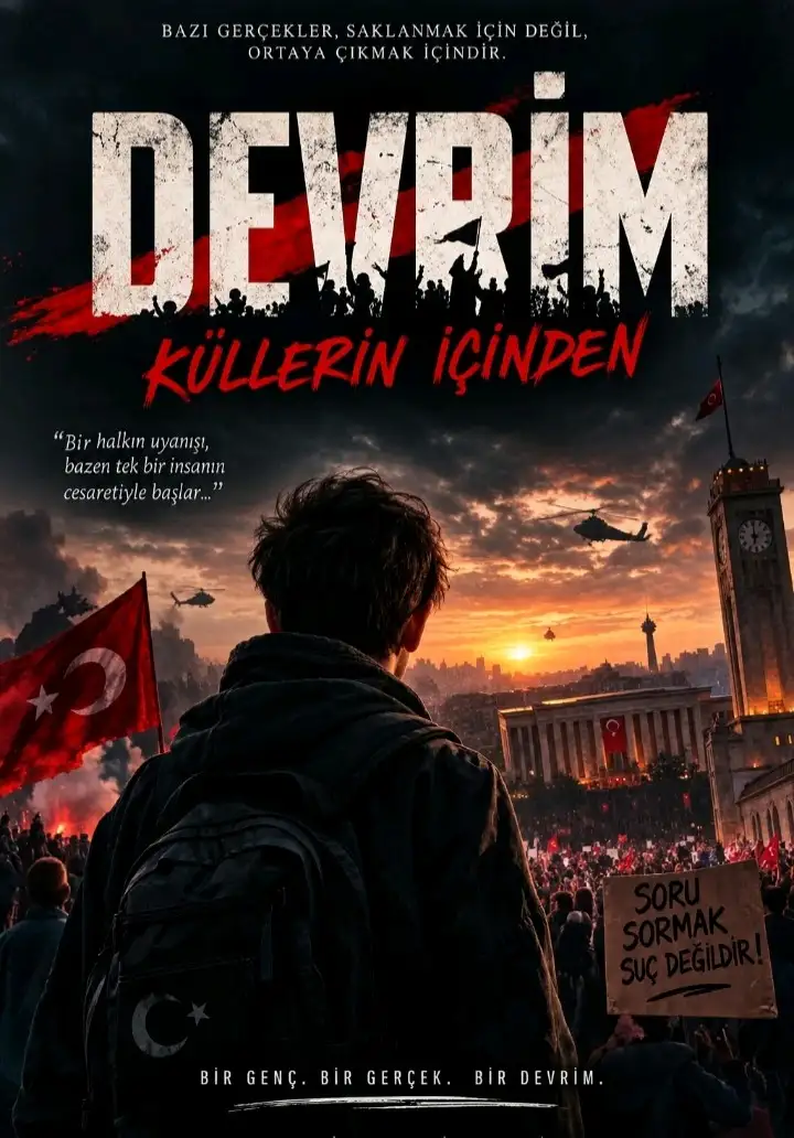 DEVRİM KÜLLERİN İÇİNDEN kitap kapağı