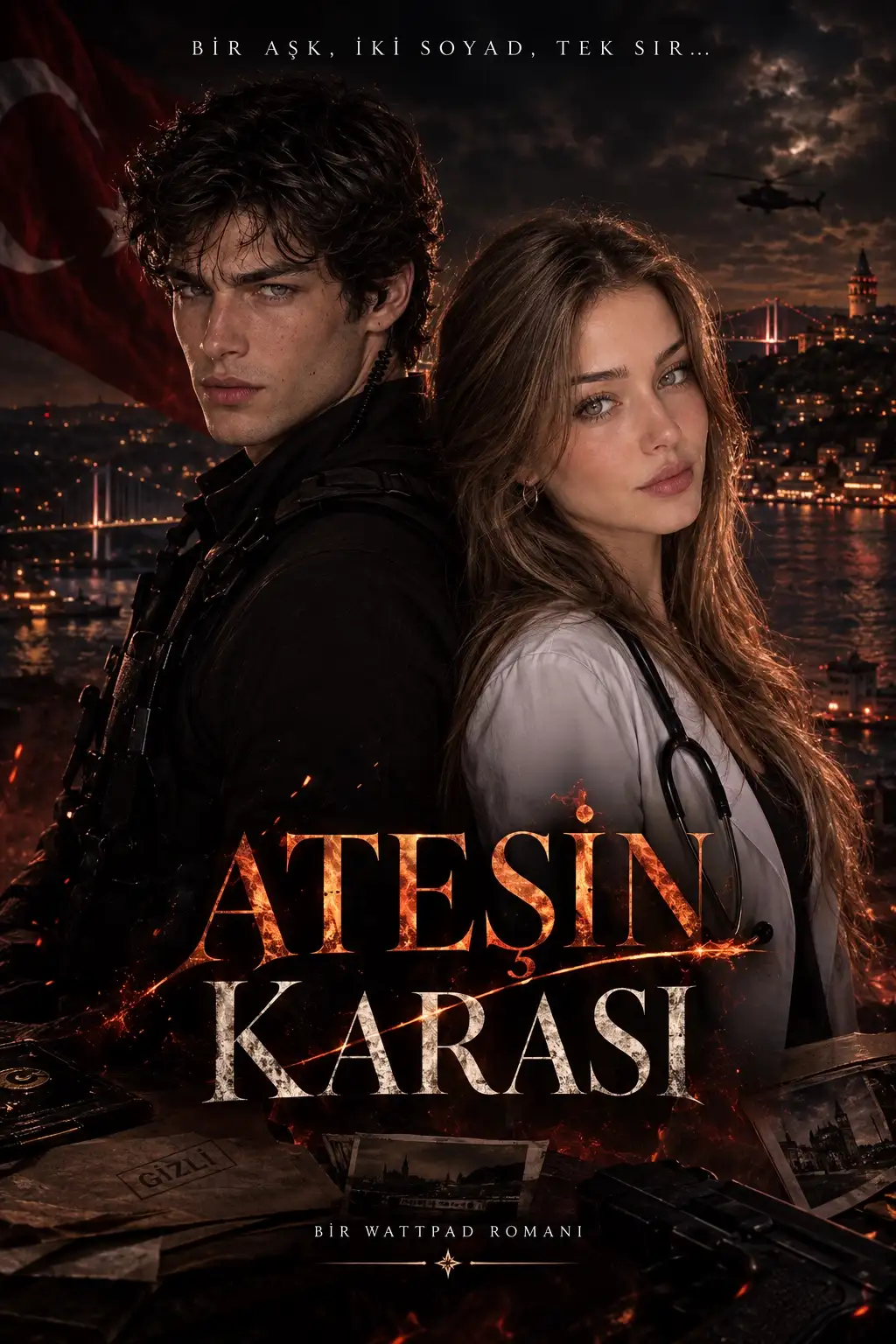 Ateşin Karası kitap kapağı