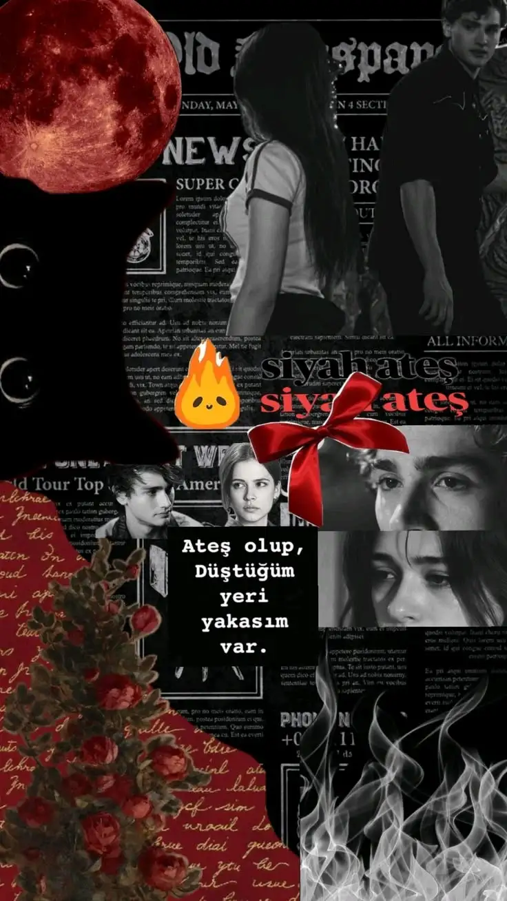 Siyah ateş🖤🔥 kitap kapağı