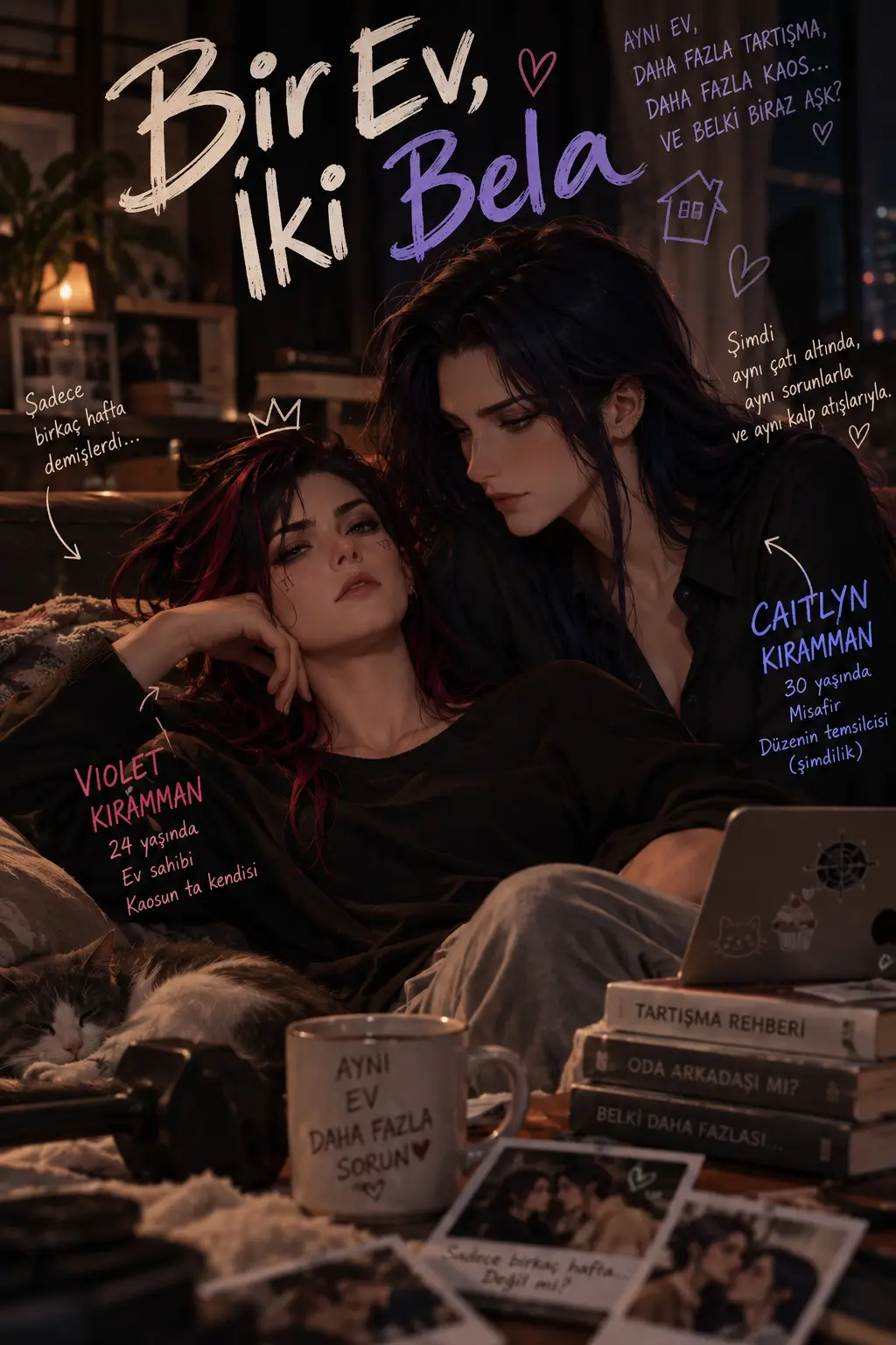 Bir Ev İki Bela kitap kapağı