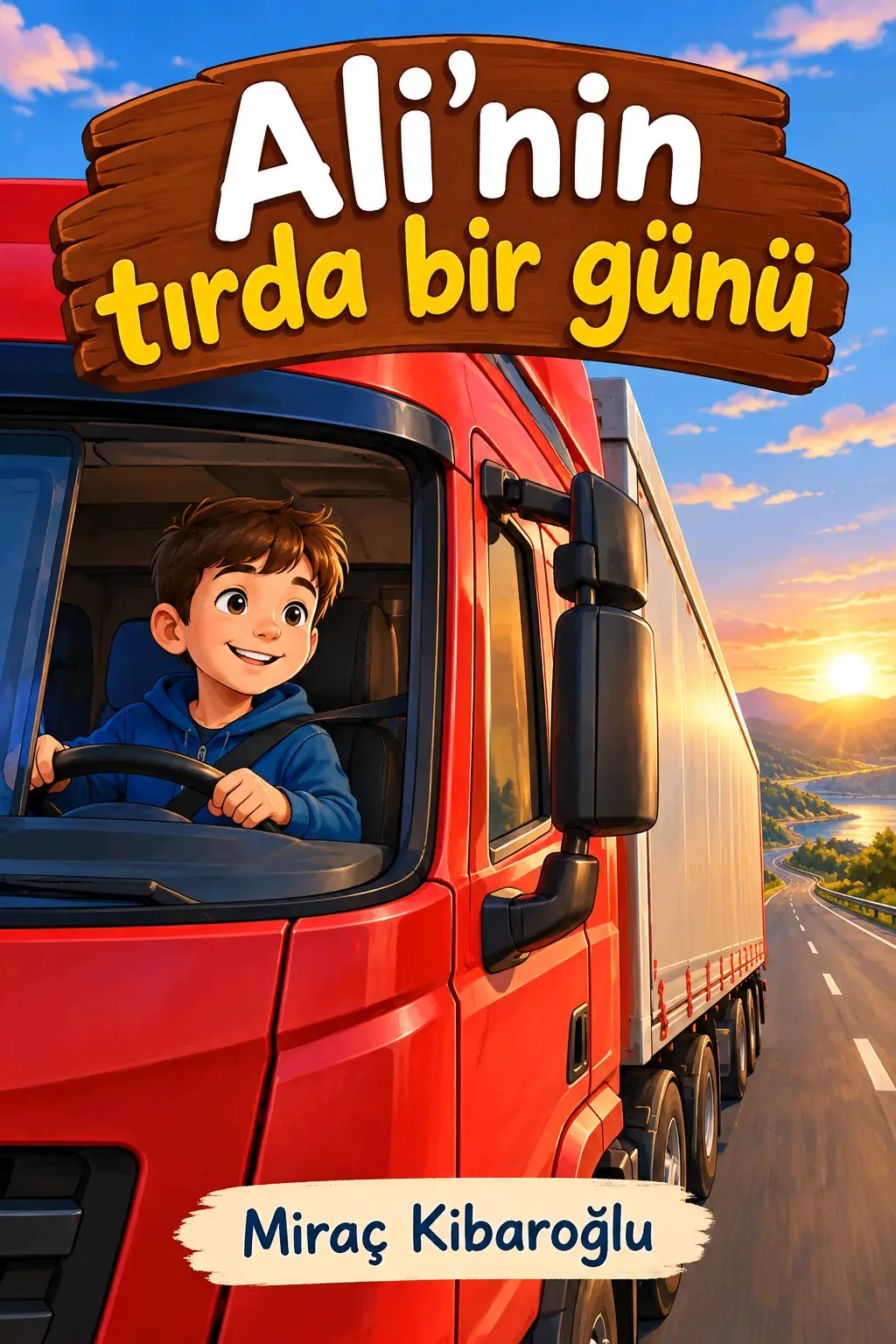 Ali'nin tırda bir günü kitap kapağı