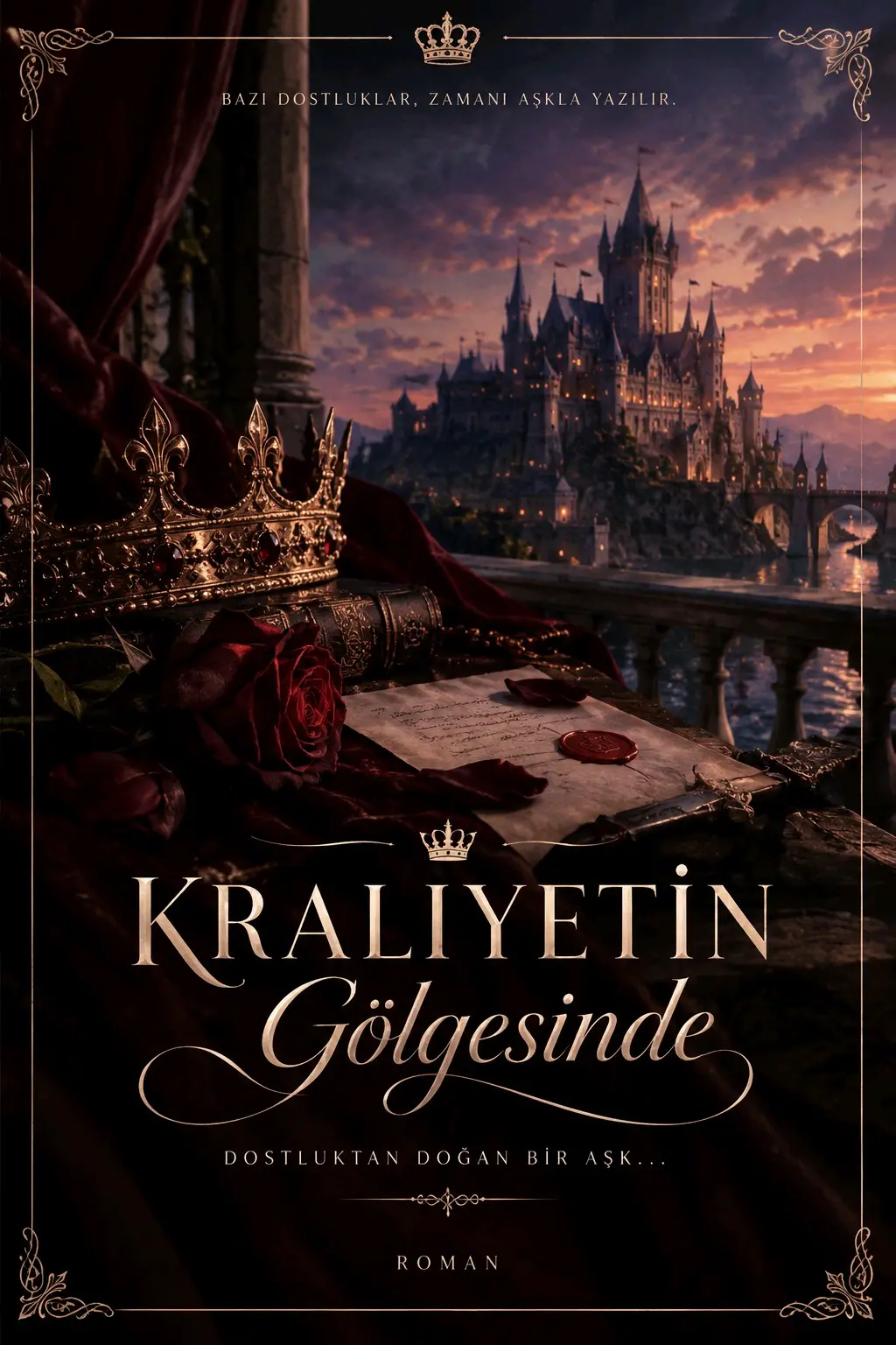 Kraliyetin gölgesinde kitap kapağı