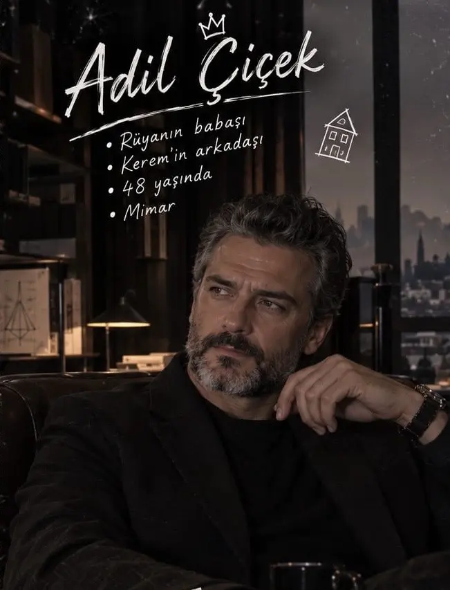 Adil çiçek karakter görseli