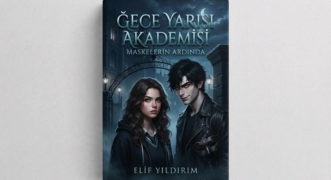 Gece Yarısı Akademisi: Maskelerin Ardında kitap kapağı