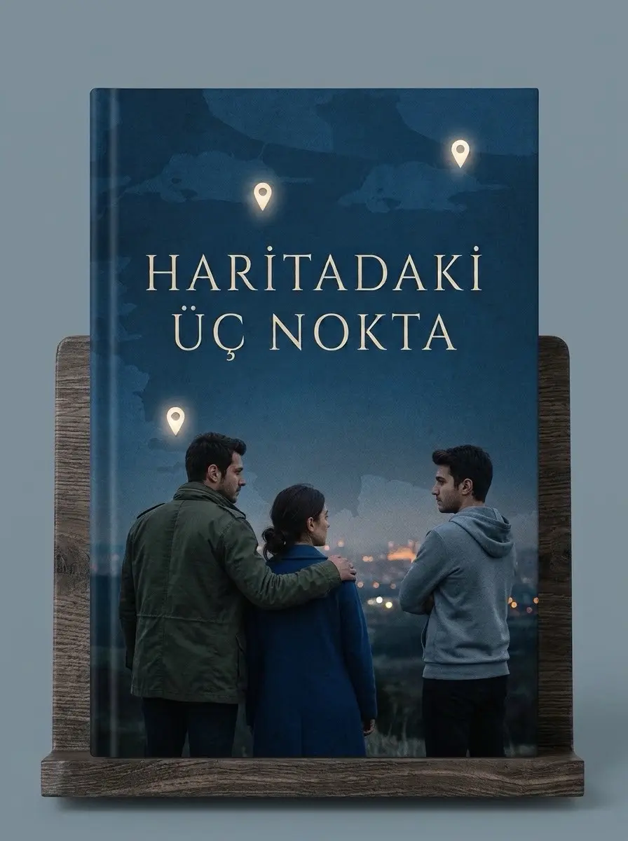 Haritadaki Üç Nokta kitap kapağı