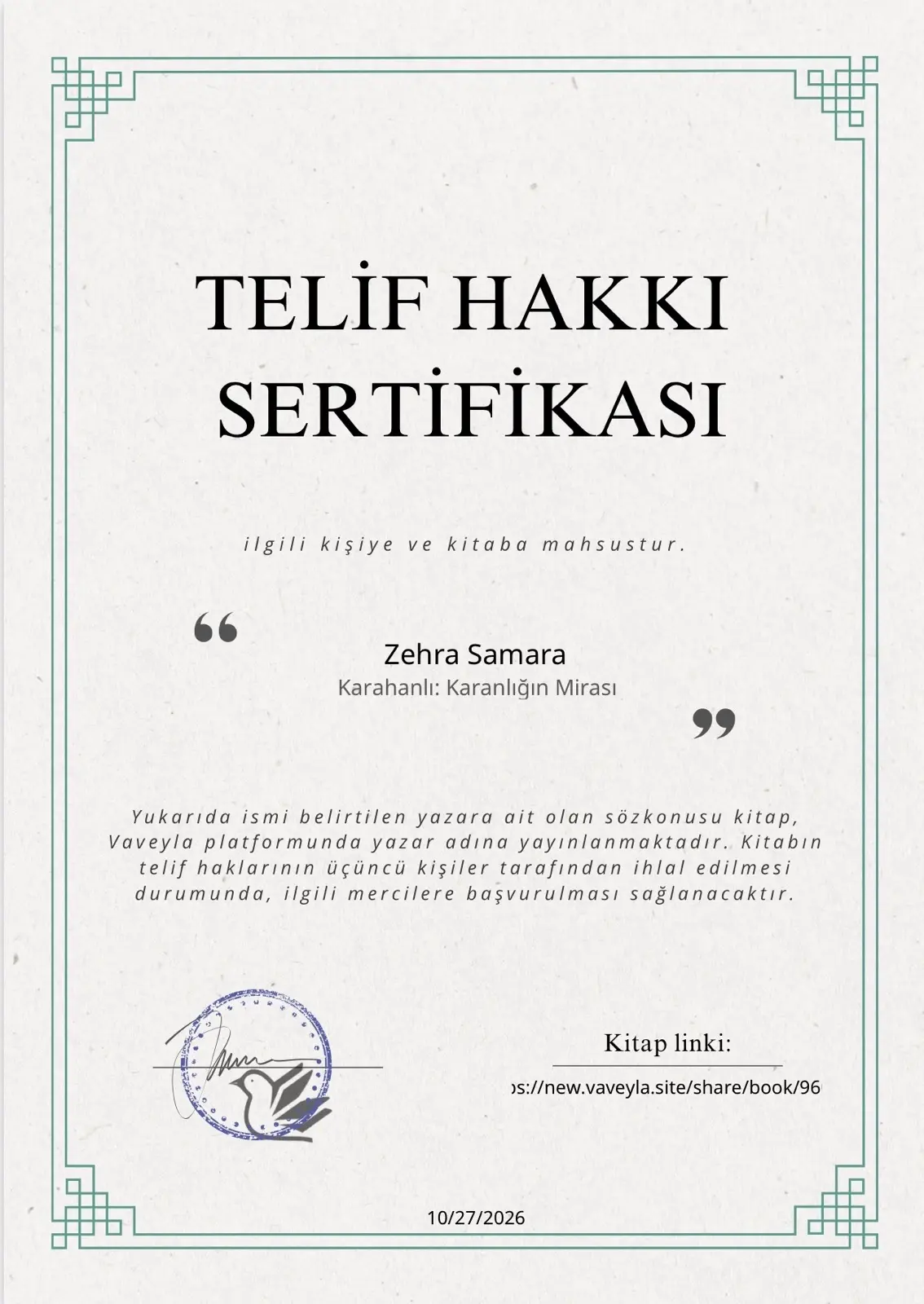 telif hakkı karakter görseli